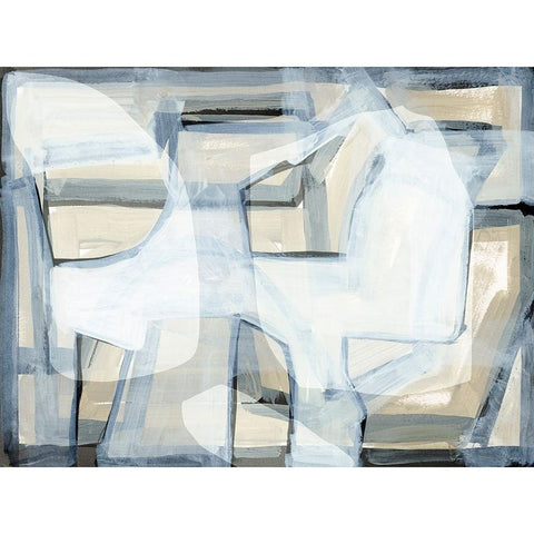 BAndW II White Modern Wood Framed Art Print by Cartissi