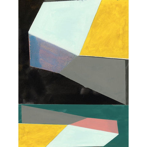 Chop II White Modern Wood Framed Art Print by Cartissi