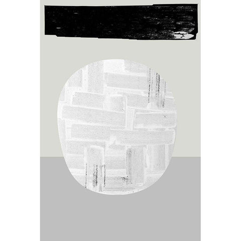 Eggy I White Modern Wood Framed Art Print by Cartissi