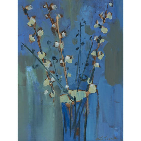 Winter Willow II Gold Ornate Wood Framed Art Print with Double Matting by Ferrell, Erin McGee