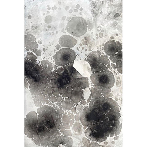 Marbling X White Modern Wood Framed Art Print by Ferrell, Erin McGee