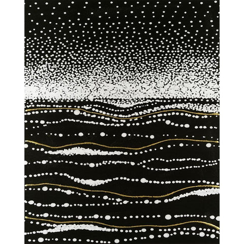 Infinity Sands II Black Modern Wood Framed Art Print by Lam, Vanna