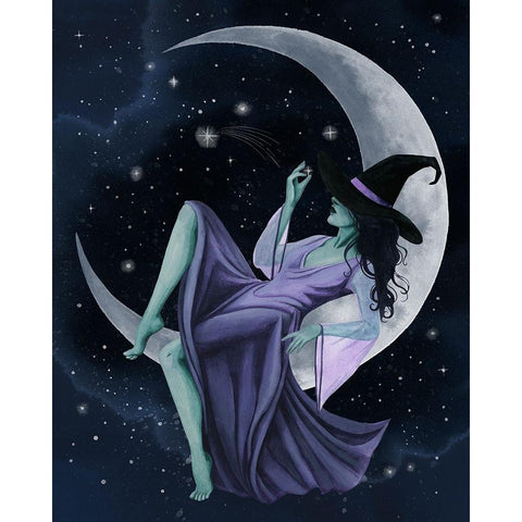 Star Sorceress I Gold Ornate Wood Framed Art Print with Double Matting by Popp, Grace