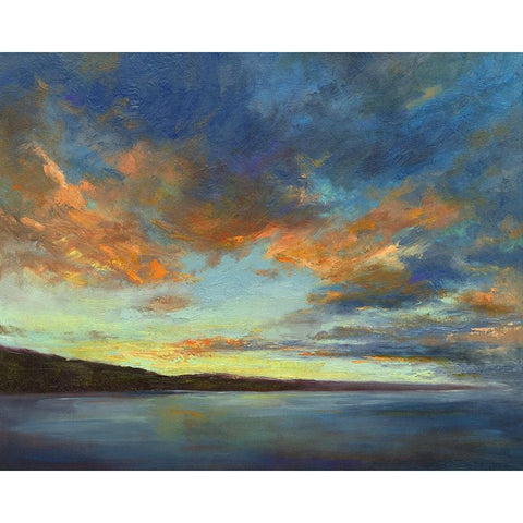 Coastal Views IV Black Modern Wood Framed Art Print with Double Matting by Finch, Sheila