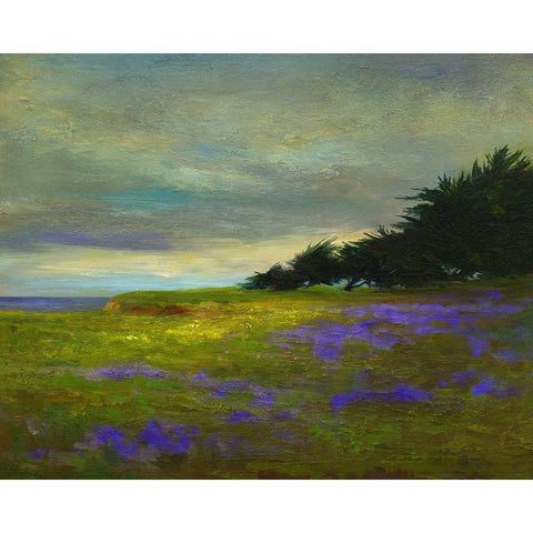 Coastal Views VI Black Modern Wood Framed Art Print by Finch, Sheila