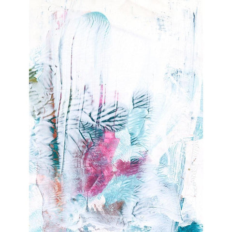 Magneta Coral I White Modern Wood Framed Art Print by Harper, Ethan