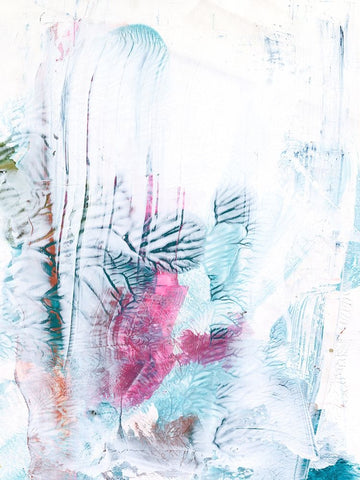 Magneta Coral I Black Ornate Wood Framed Art Print with Double Matting by Harper, Ethan