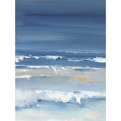 Coastal Colors I Black Modern Wood Framed Art Print with Double Matting by Harper, Ethan