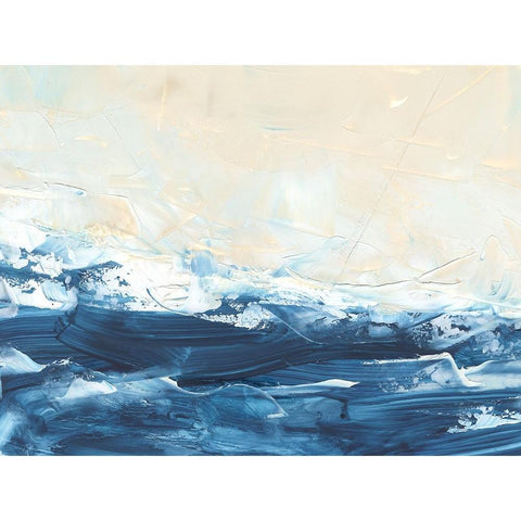 Wave after Wave III Gold Ornate Wood Framed Art Print with Double Matting by Harper, Ethan