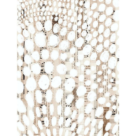 Vintage Pattern I Black Modern Wood Framed Art Print by Galapon, Nikki