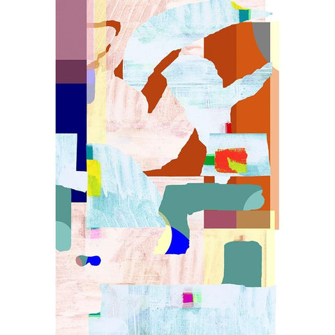 Lucca in Color II Black Modern Wood Framed Art Print by Cartissi