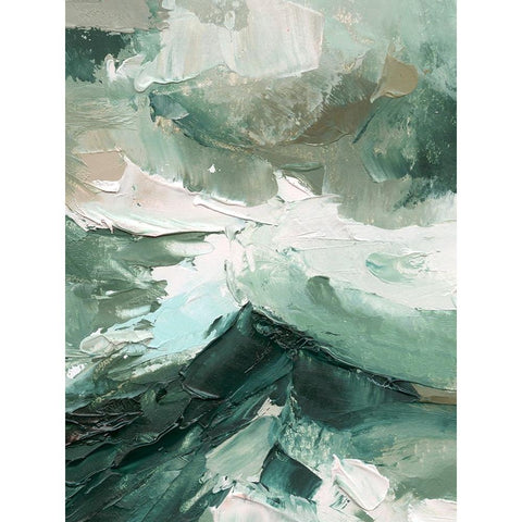 Crashing II Black Modern Wood Framed Art Print by Caroline, Emma