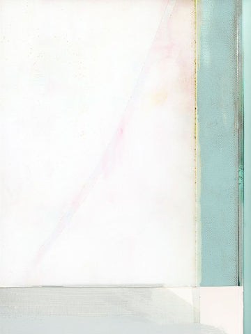 Couturier IV White Modern Wood Framed Art Print with Double Matting by Cartissi