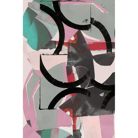 Cartissi Space I Black Modern Wood Framed Art Print by Cartissi