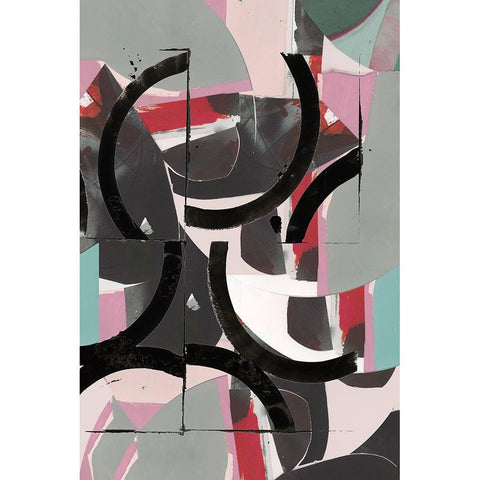 Cartissi Space II Black Modern Wood Framed Art Print by Cartissi