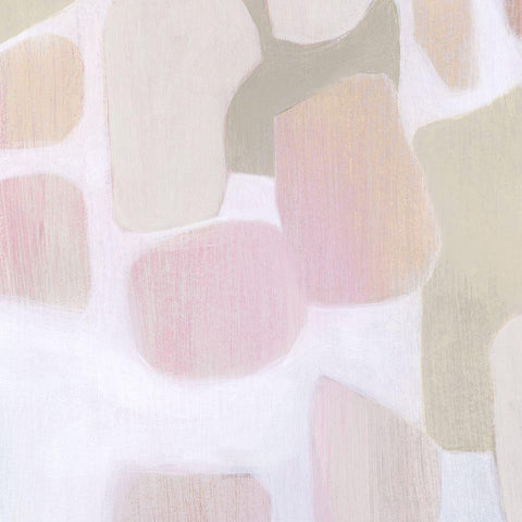 Blush Rock III White Modern Wood Framed Art Print by Popp, Grace