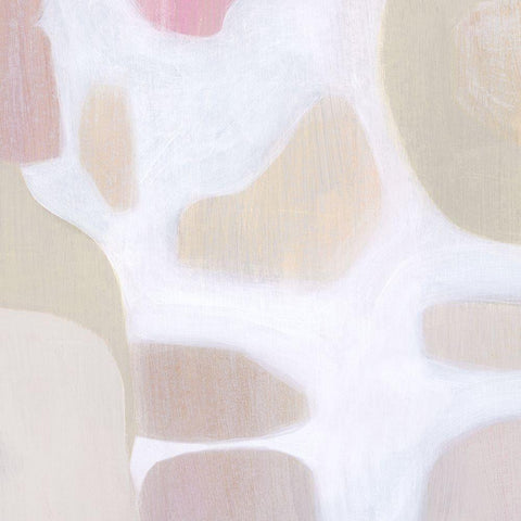 Blush Rock IV Black Modern Wood Framed Art Print with Double Matting by Popp, Grace