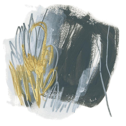 Ocular Frequency II Gold Ornate Wood Framed Art Print with Double Matting by Vess, June Erica