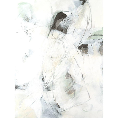 Marble Ploy III White Modern Wood Framed Art Print by Vess, June Erica