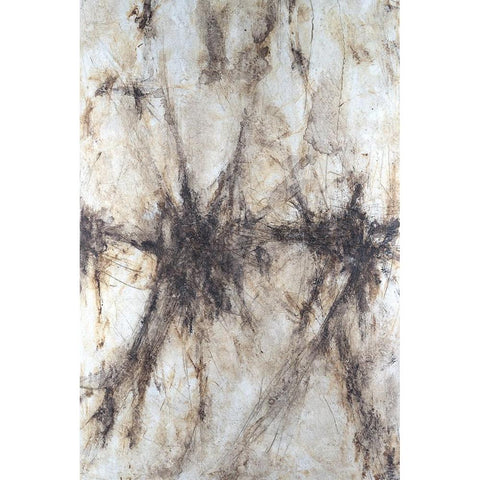 Etched stone II Black Modern Wood Framed Art Print by Willett, Michael