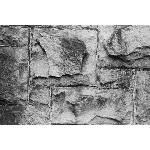 Found Textures VI Black Modern Wood Framed Art Print with Double Matting by Johnson, Jason
