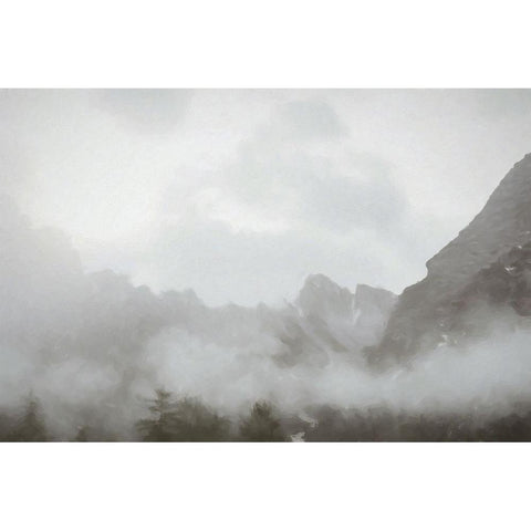 Curinga Scenes2 III Black Modern Wood Framed Art Print with Double Matting by Curinga, Kim