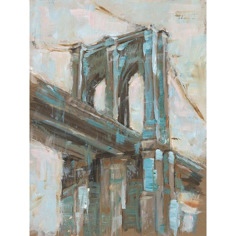 Evening Bridge Study II Black Modern Wood Framed Art Print by Harper, Ethan