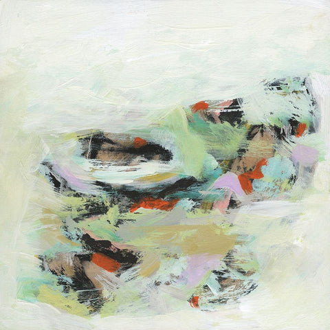 Floating on Air III Black Modern Wood Framed Art Print by Fuchs, Jodi