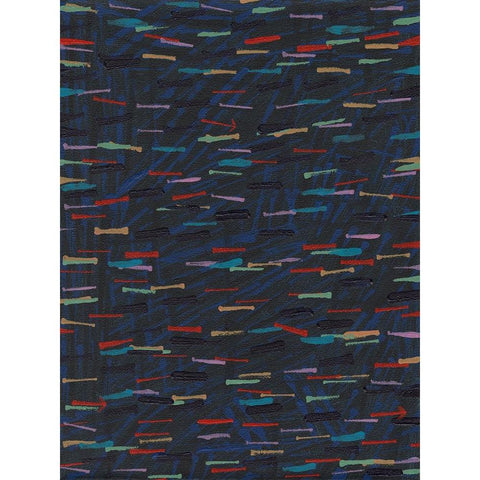 Forward II Black Modern Wood Framed Art Print by Fuchs, Jodi