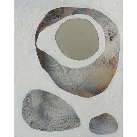 Orbs II Gold Ornate Wood Framed Art Print with Double Matting by Ferrell, Erin McGee