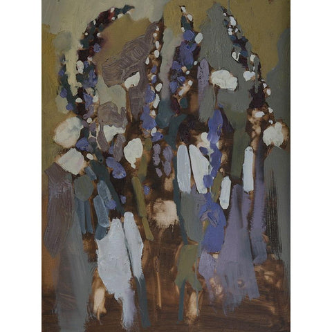 Idiosyncratic Floral  III White Modern Wood Framed Art Print by Ferrell, Erin McGee