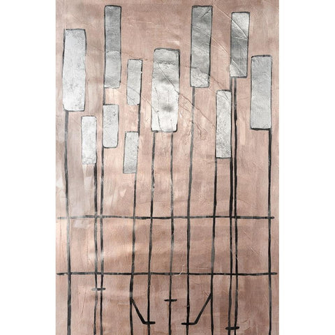 Clavichord I Black Modern Wood Framed Art Print by Willett, Michael
