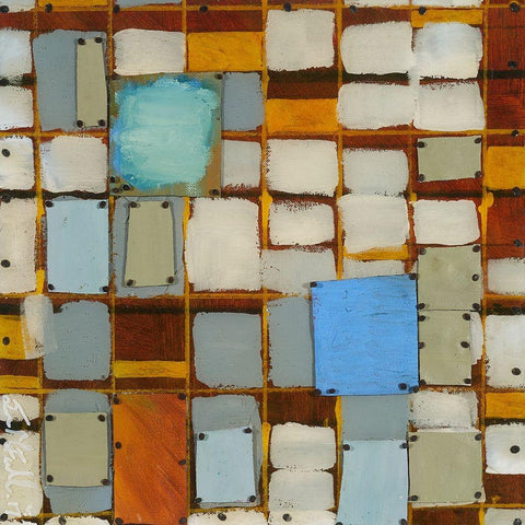 Complexity White Modern Wood Framed Art Print by Ferrell, Erin McGee