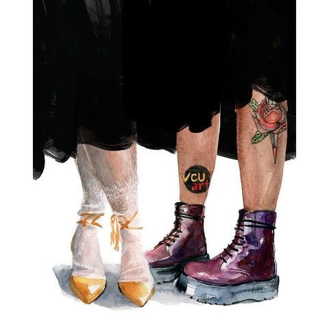 Graduation Day II Black Modern Wood Framed Art Print by Parker, Jennifer Paxton