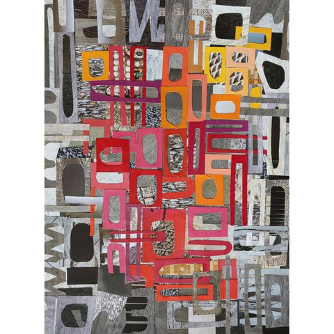 Christmas in the Sierras III Black Modern Wood Framed Art Print with Double Matting by Good, Coco