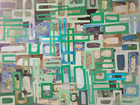 Yucatan Mayan Village III White Modern Wood Framed Art Print with Double Matting by Good, Coco