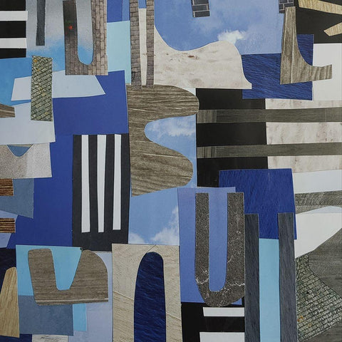 Skies Over the Loire Valley II Black Modern Wood Framed Art Print by Good, Coco