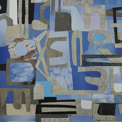 Skies Over the Camargue II Black Modern Wood Framed Art Print with Double Matting by Good, Coco