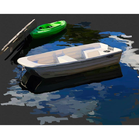 Boat Study III Black Modern Wood Framed Art Print by Kalina, Emily