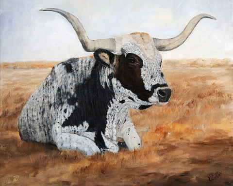 Feeling Peaceful I Black Ornate Wood Framed Art Print with Double Matting by Winkler, Kathy