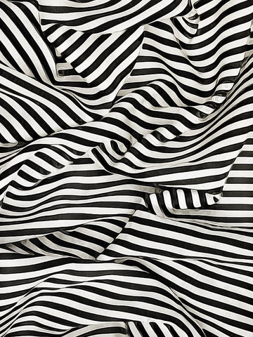Black White Bold and Bright II Black Ornate Wood Framed Art Print with Double Matting by Aldridge, Ashley