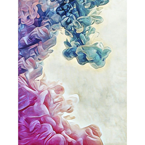 Cotton Candy Clouded Water II White Modern Wood Framed Art Print by Aldridge, Ashley