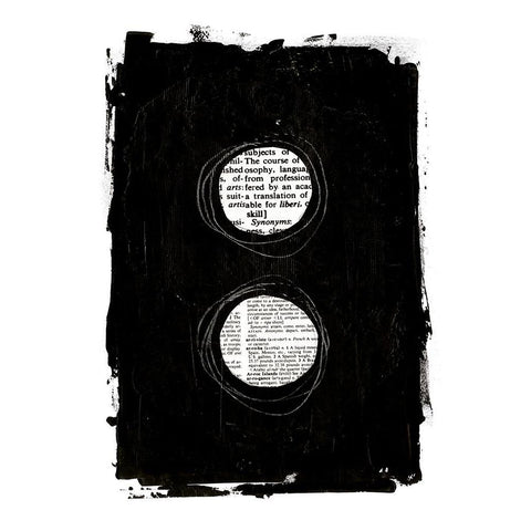 Collected Knowledge IV Gold Ornate Wood Framed Art Print with Double Matting by Haase, Andrea