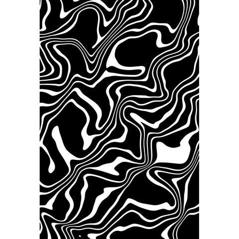 Retro Black And White II Gold Ornate Wood Framed Art Print with Double Matting by Haase, Andrea