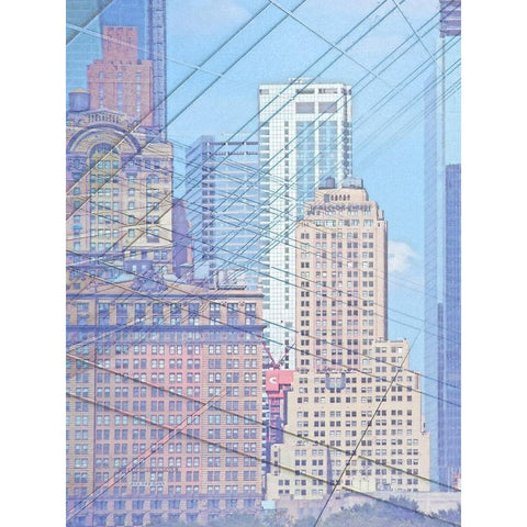 Cityworks I Black Modern Wood Framed Art Print by Hunziker, Steve