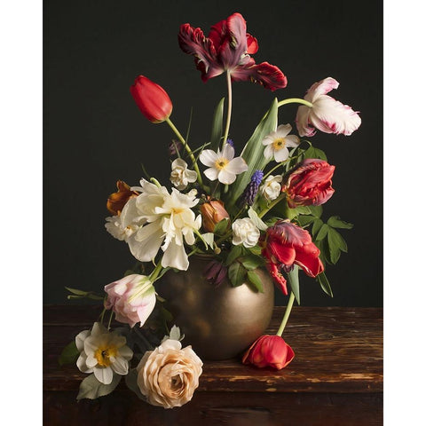 Spring Has Come  I White Modern Wood Framed Art Print by McLean, Leah