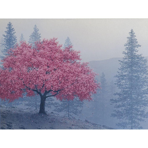 A Tree of a Different Color  I White Modern Wood Framed Art Print by Courtney, Richard