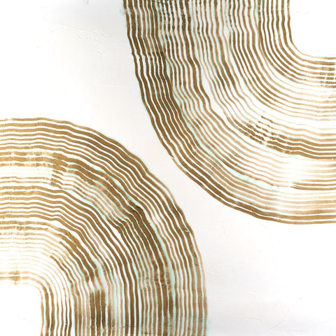 Sisal I White Modern Wood Framed Art Print with Double Matting by Lam, Vanna