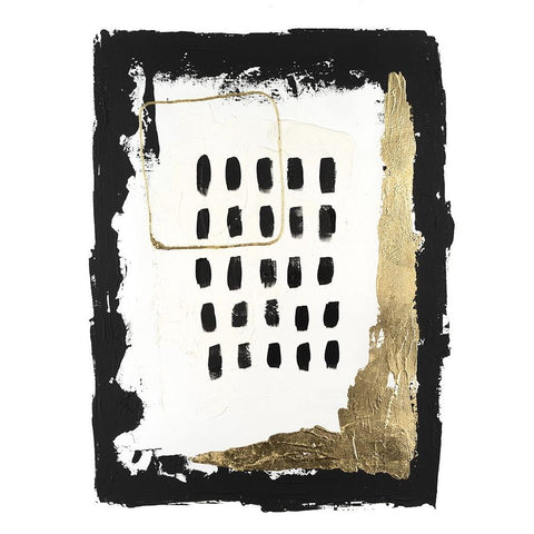 Gold Junction I Black Modern Wood Framed Art Print by Willett, Michael
