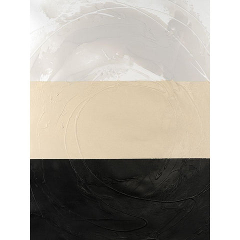 Triennial I Black Modern Wood Framed Art Print by Lam, Vanna